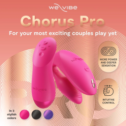 We-vibe - chorus pro vibrador premium para parejas rosa eléctrico