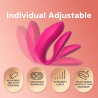 We-vibe - chorus pro vibrador premium para parejas rosa eléctrico