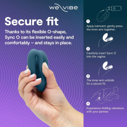 We-vibe - sync 2 vibrador ajustable para parejas verde terciopelo