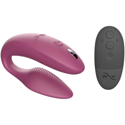 We-Vibe Sync 2 rosa con su mando a distancia negro