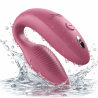 We-Vibe Sync 2 rosa entre salpicaduras, resistente al agua IPX7