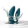 We-Vibe Sync 2 verde terciopelo salpicado de agua: es resistente al agua