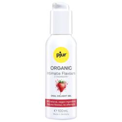 Pjur - organic intimate flavours gel íntimo oral sabor fresa 100 ml