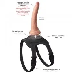 Pipedream - body dock lap strap harness