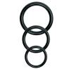 Tres anillas de silicona del Stay-Put Harness