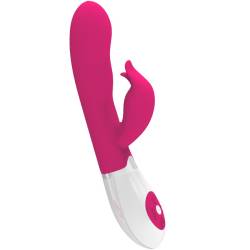 Pretty Love Felix vibrador rabbit en fucsia, de frente