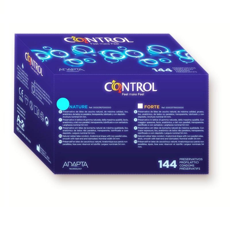 Control adapta nature preservativos 144 unidades