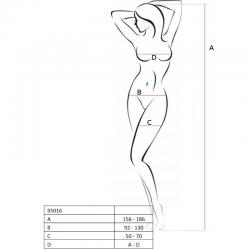 Passion woman bs016 bodystocking negro talla unica