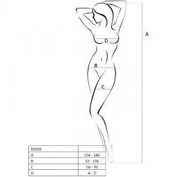 Passion woman bs020 bodystocking blanco talla unica