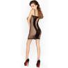 Vestido Passion BS027 negro visto por detrás