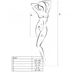 Passion woman bs027 bodystocking estilo vestido blanco talla unica