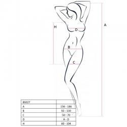 Passion woman bs027 bodystocking estilo vestido rojo talla unica