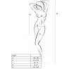 Passion woman bs027 bodystocking estilo vestido rojo talla unica - 2