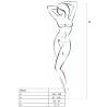 Passion woman bs031 bodystocking negro talla unica - 3