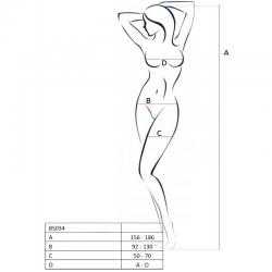 Passion woman bs034 bodystocking negro talla unica