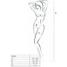 Passion woman bs034 bodystocking rojo talla unica - 2