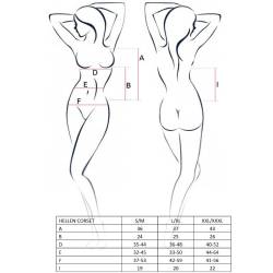 Passion woman hellen corset negro - - 4