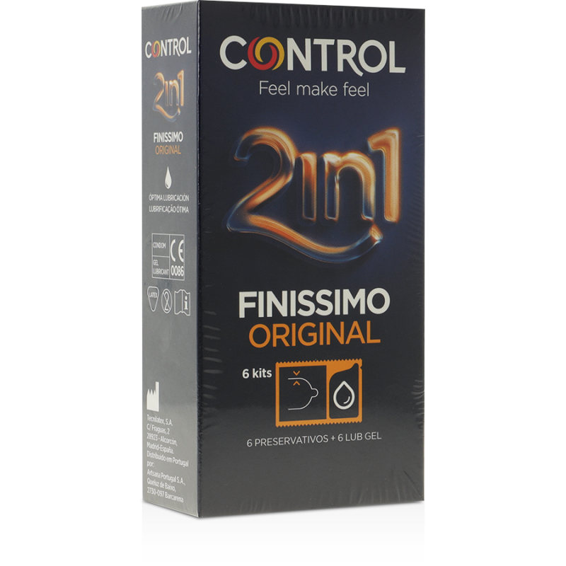 Control duo finisimo + lubricante 6 unidades Control duo finisimo + lubricante 6 unidades