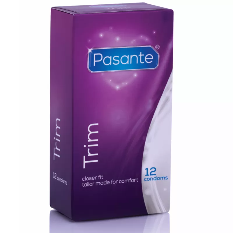 Pasante preservativos trim más delgado 12 unidades