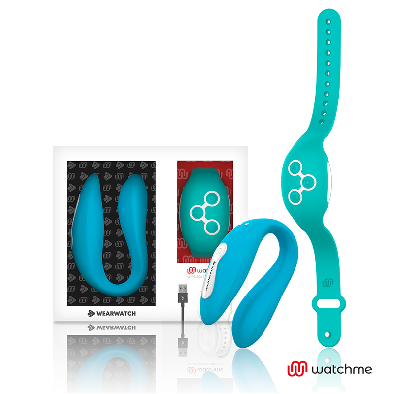 Wearwatch vibrador dual technology watchme añil /agua marina