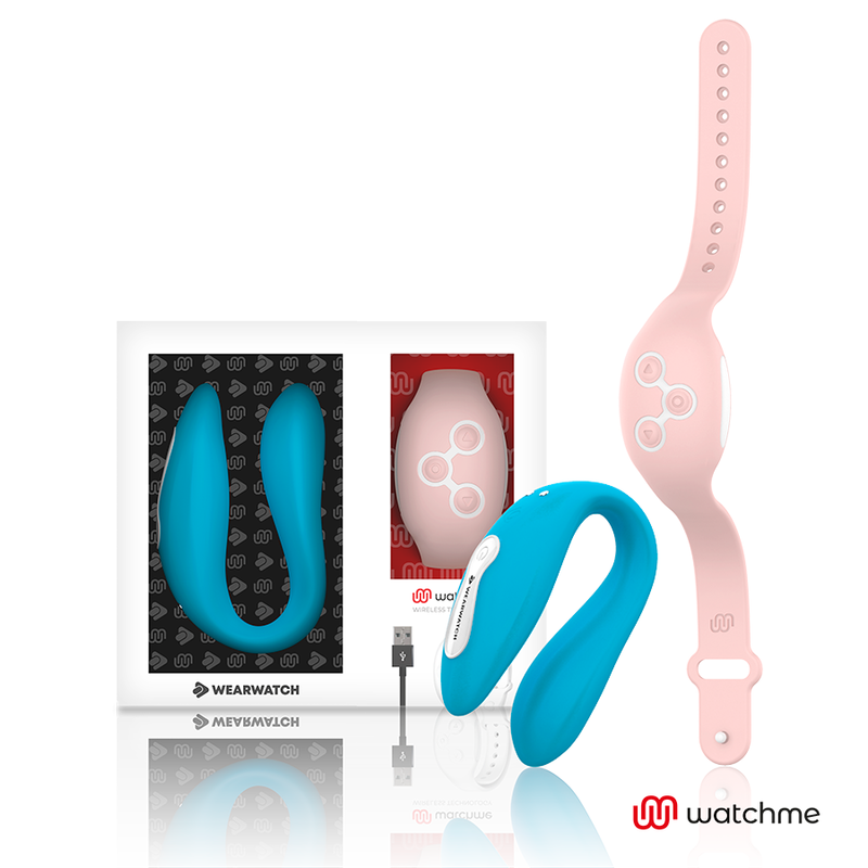 Wearwatch vibrador dual technology watchme añil / rosa