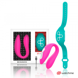 Wearwatch vibrador dual technology watchme fucsia / agua marina