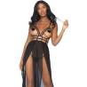 Vestido Leg Avenue Yours Always con busto de tiras, plano medio