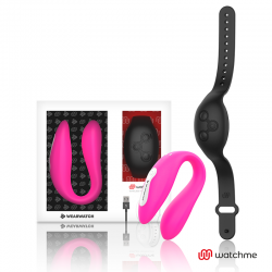 Wearwatch vibrador dual technology watchme fucsia /azabache