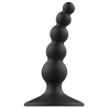 Addicted toys anal sexual plug 10cm negro - 1