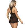 Subblime babydoll abierto negro - 3