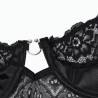 Subblime corset negro con cinturon - 5