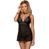 Subblime babydoll bordado en pechos - 2