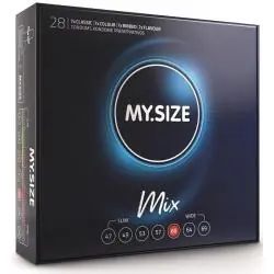 My size mix preservativos 60 mm 28 unidades
