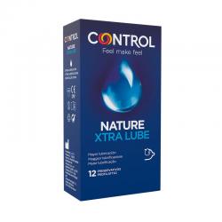 Control extra lube preservativos 12 unidades