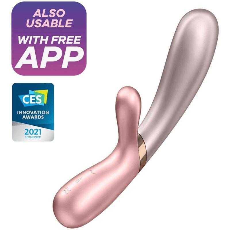 Satisfyer hot lover vibrador rosa-beige Satisfyer hot lover vibrador rosa-beige