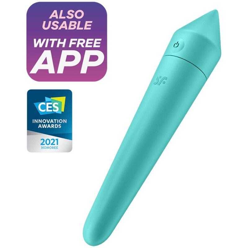 Satisfyer ultra power bullet 8 bala vibradora turquesa Satisfyer ultra power bullet 8 bala vibradora turquesa