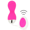 Huevo vibrador Ohmama flexible en rosa con mando a distancia