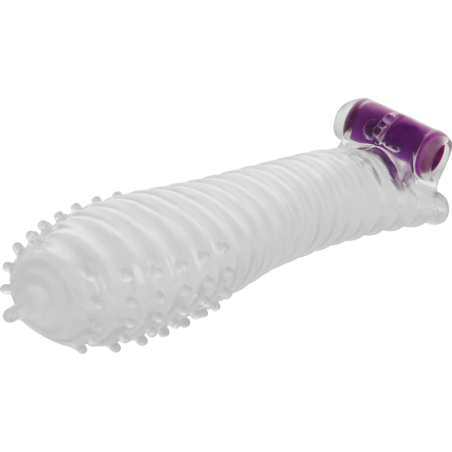 Ohmama funda texturada pene con bala vibradora - 1