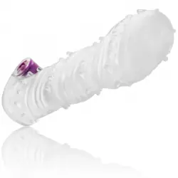 Ohmama funda pene texturada con bala vibradora Ohmama funda pene texturada con bala vibradora
