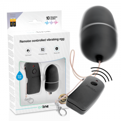 Online huevo vibrador con mando control remoto - negro