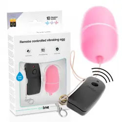 Online huevo vibrador con mando control remoto - rosa