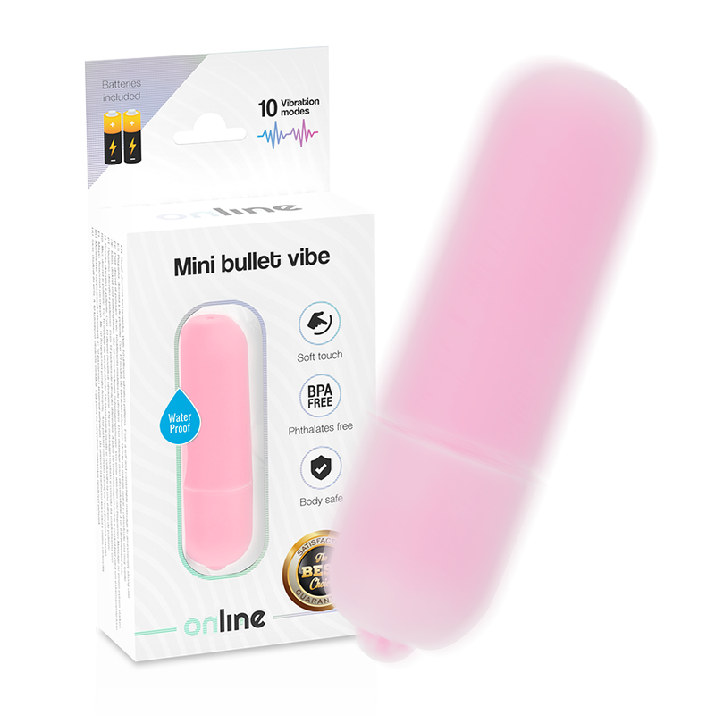 Online mini bala vibradora - rosa Online mini bala vibradora - rosa