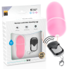 Huevo vibrador Online L rosa con mando negro y envase