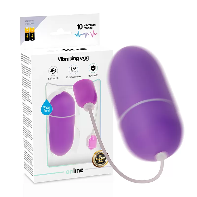 Online huevo vibrador waterproof - lila Online huevo vibrador waterproof - lila