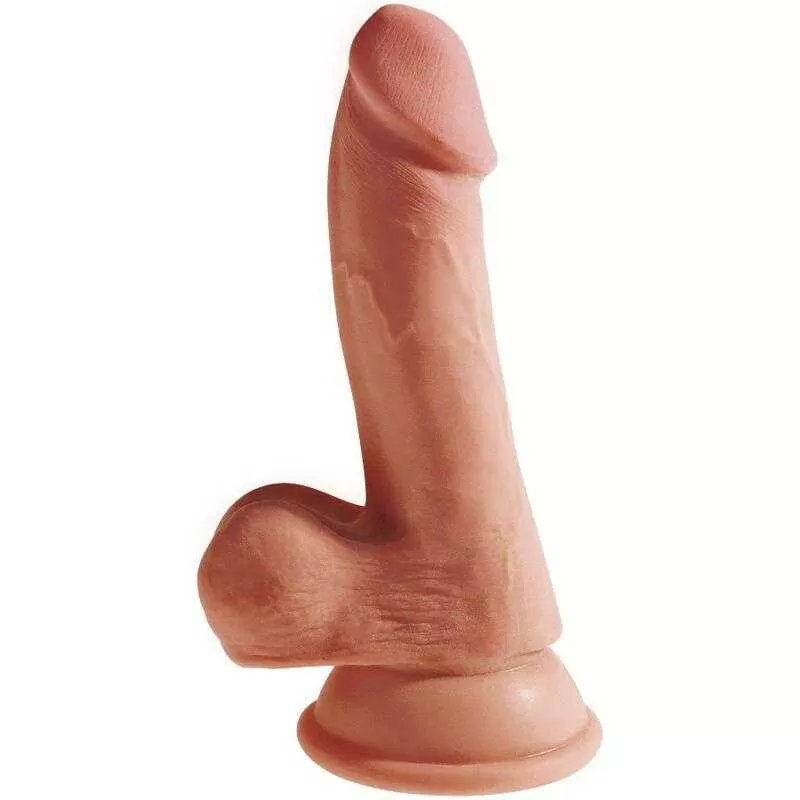 King cock plus 3d dildo con testiculos 17 cm King cock plus 3d dildo con testiculos 17 cm