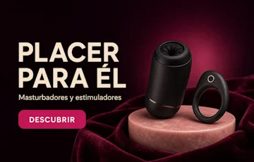 Descubre nuestra selección de masturbadores y estimuladores para él, diseñados para explorar nuevas sensaciones con comodidad, calidad y total discreción.