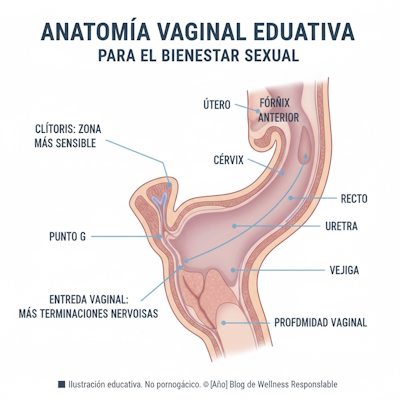 Anatomía vaginal: Dónde se concentran las terminaciones nerviosas del placer