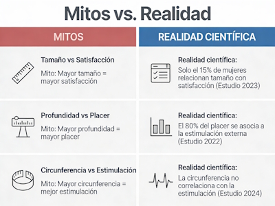 Mitos comunes sobre tamaño desmontados con evidencia científica