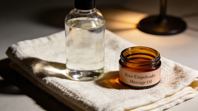 Preparación para juegos eróticos: Uso de aceites de masaje de Sexshop Boudoir para hidratación y relajación en prácticas de BDS