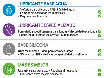 secciones: Base agua, Especializado, Base silicona, Cantidad. Con ventajas y recomendaciones de uso
